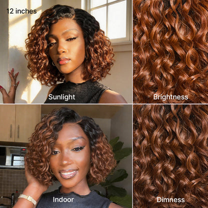🔥 Last Hour: 79% OFF 🔥Ready-to-Wear Glueless Curly Bob Wig