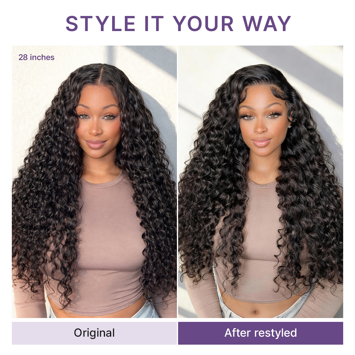 🔥Last Day:60% Off✨ No Glue, No Hassle – Natural Wavy & Braided Wigs