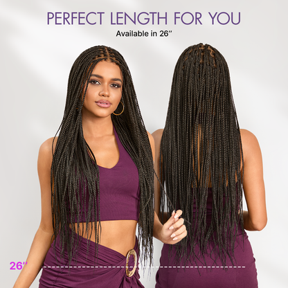 🔥Last Day: 58% Off🔥 Salon Braids HD Lace Knotless Wig