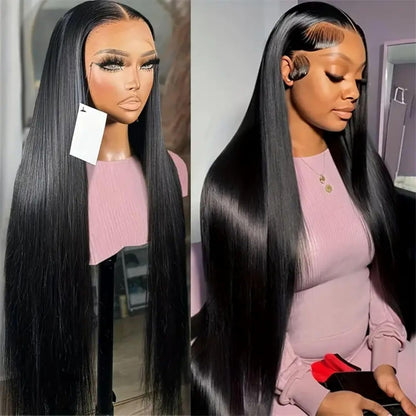 ⚡ Final Hours🌷💥Straight HD Transparent Lace Front Wigs Human Hair