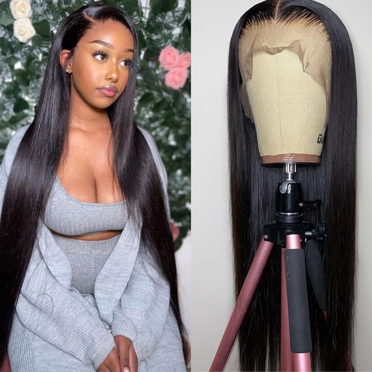⚡ Final Hours🌷💥Straight HD Transparent Lace Front Wigs Human Hair