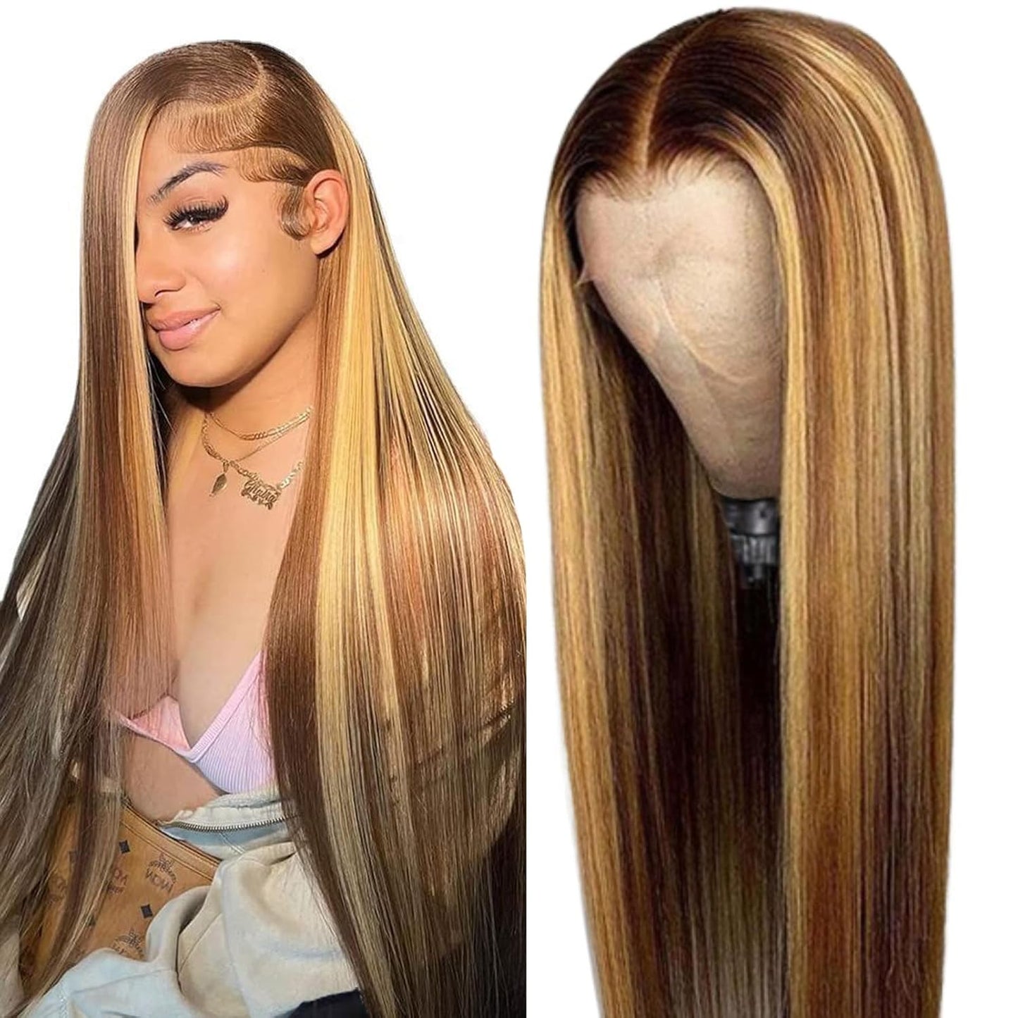 ⚡ Final Hours🌷💥Straight HD Transparent Lace Front Wigs Human Hair