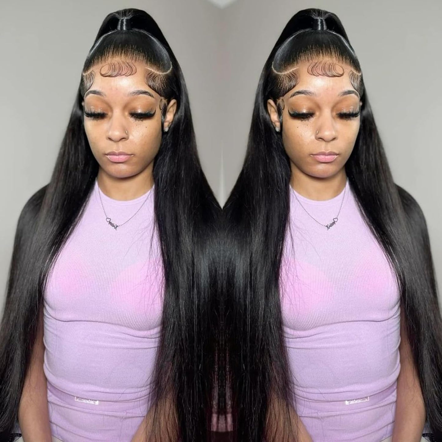 ⚡ Final Hours🌷💥Straight HD Transparent Lace Front Wigs Human Hair