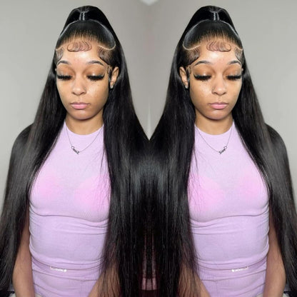 ⚡ Final Hours🌷💥Straight HD Transparent Lace Front Wigs Human Hair