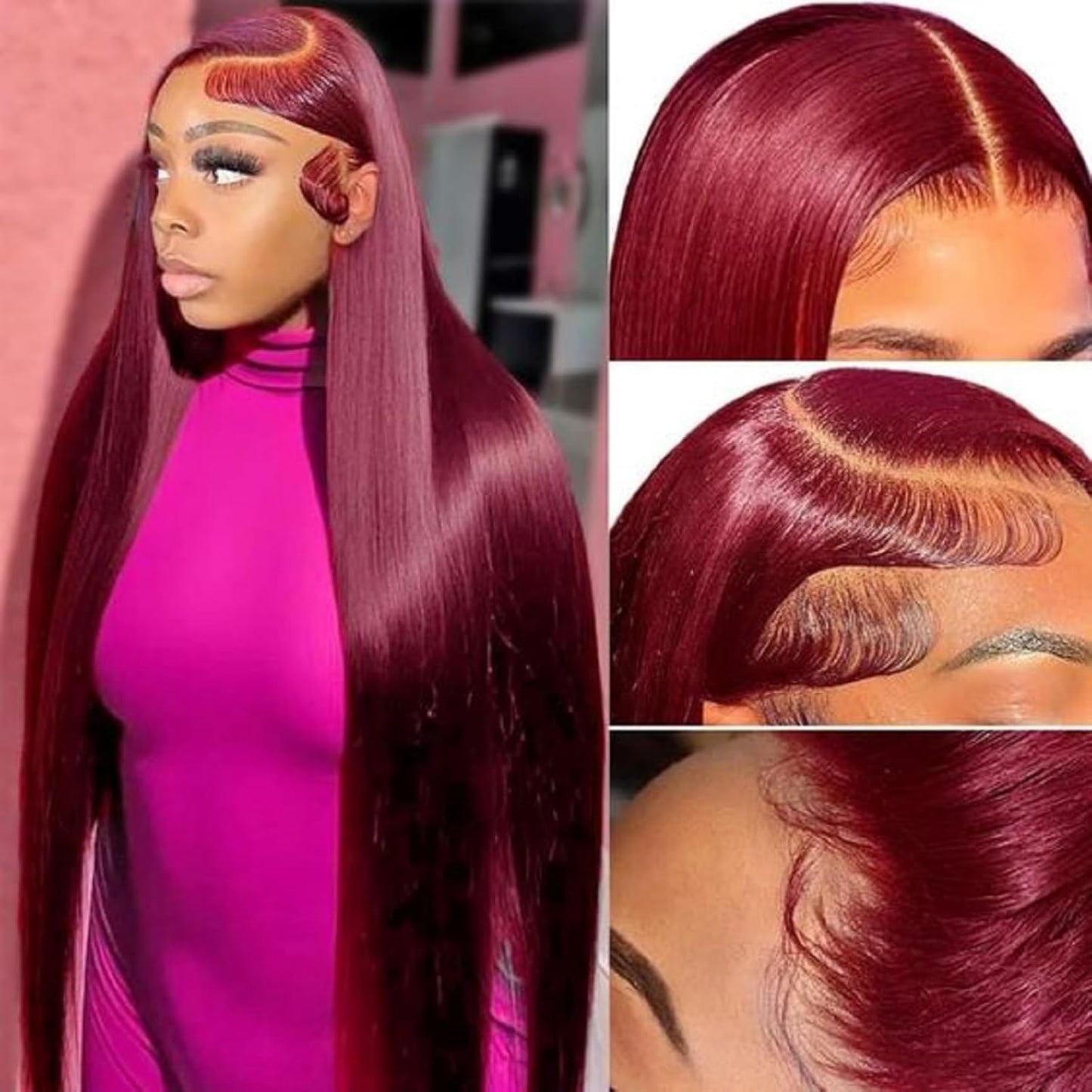 ⚡ Final Hours🌷💥Straight HD Transparent Lace Front Wigs Human Hair