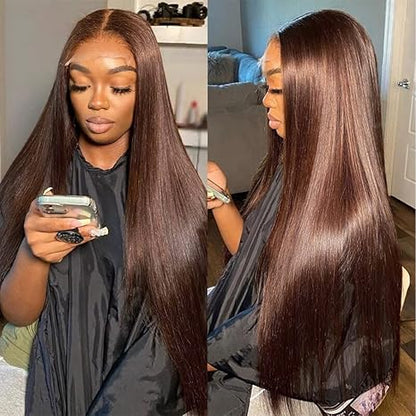 ⚡ Final Hours🌷💥Straight HD Transparent Lace Front Wigs Human Hair