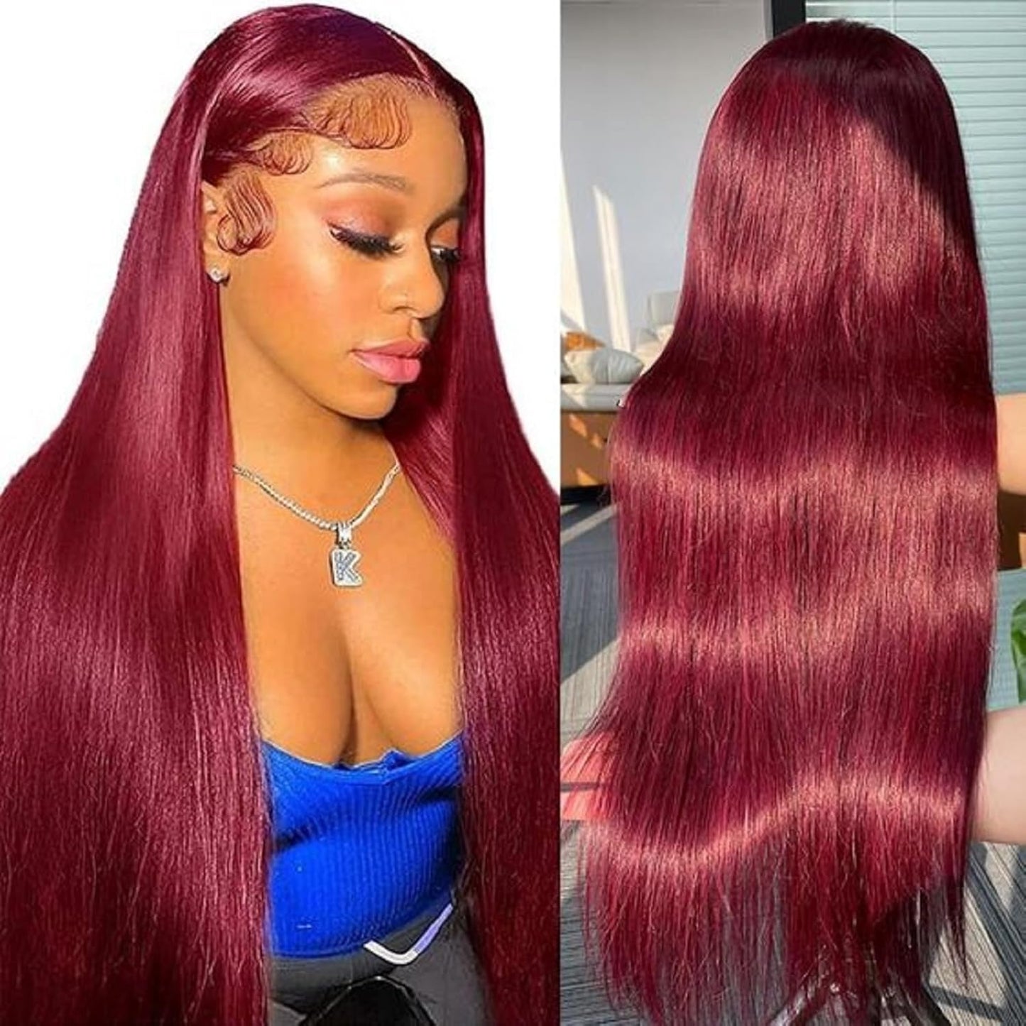 ⚡ Final Hours🌷💥Straight HD Transparent Lace Front Wigs Human Hair