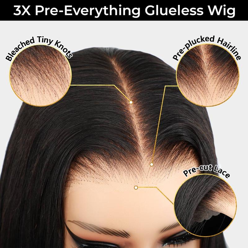 ⚡Sale Happening Now: 50% OFF – 🌷Pre-Cut Lace Wig · Seamless Natural Blend